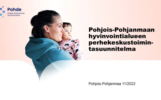 Perhekeskustoimintasuunnitelma kansi