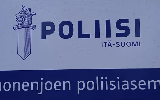 Poliisiaseman kyltti Suonenjoki