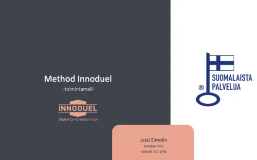 Method innoduel -toimintamalli. Osallisuuta vahvistavaan kehittämiseen ja päätöksentekoon.