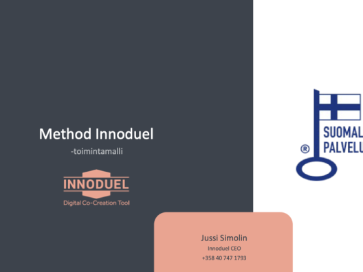 Method innoduel -toimintamalli. Osallisuuta vahvistavaan kehittämiseen ja päätöksentekoon.