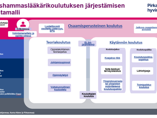 Erikoishammaslääkärikoulutuksen järjestämisen toimintamalli Pirkanmaan hyvinvointialueella