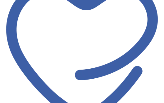 Sininen sydän logo