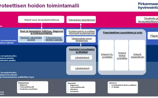 Proteettisen hoidon toimintamalli Pirkanmaan hyvinvointialueella