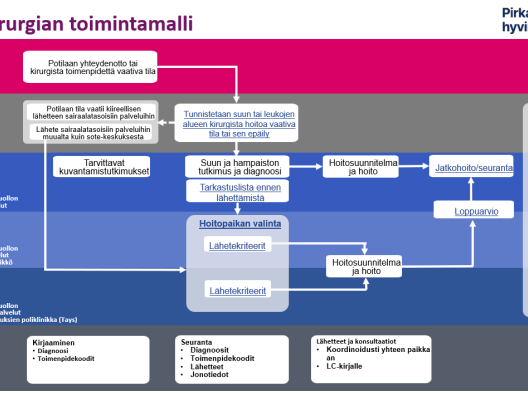 Suukirurgian toimintamalli Pirkanmaan hyvinvointialueella