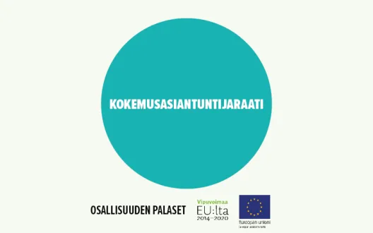 Kokemusasiantuntijaraati-toimintamalli kuuluu kokonaisuuteen Osallisuuden palaset.