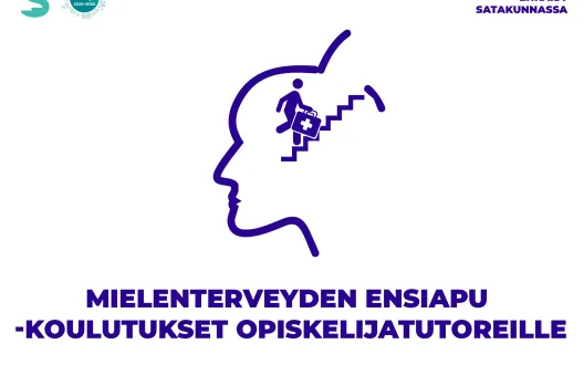 Kuvassa henkilö poistuu pään sisältä portaita pitkin ensiapulaukun kanssa.