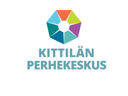 Perhekeskuslogo ja sen alla teksti Kittilän perhekeskus