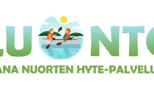 Luonto osana nuorten hyte-palveluita -hankkeen logo