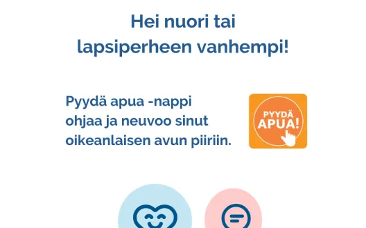 Pyydä apua -nappi Keski-Suomessa