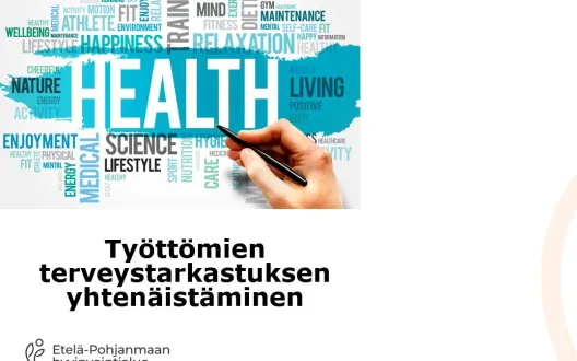 Työttömien terveystarkastusten yhtenäistäminen, kansikuva
