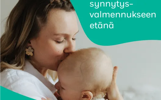 Osallistu perhe- ja synnytysvalmennukseen etänä. Lisätietoja löydät Satakunnan hyvinvointialueen nettisivuilta. 