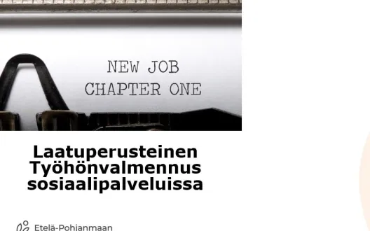Laatuperusteinen työhönvalmennus sosiaalipalveluissa - kansikuva