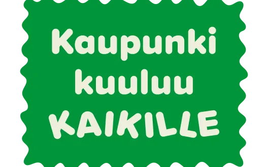 Kaupunki kuuluu kaikille -logo