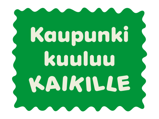 Kaupunki kuuluu kaikille -logo