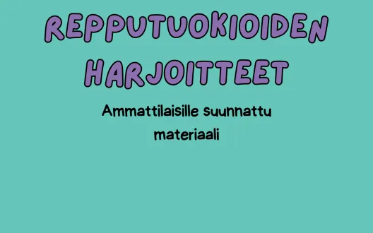 Harjoitevihkonen — Repputiimin  kokoama materiaalipaketti ammattilaisille