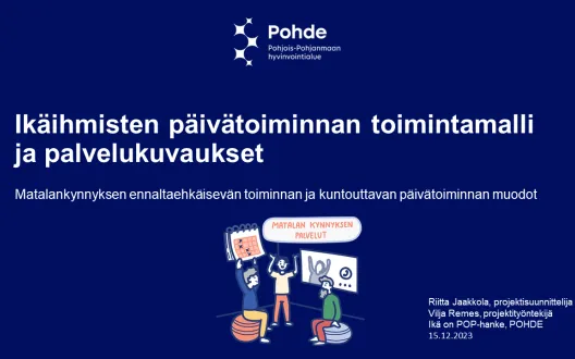 Ikäihmisten päivätoiminnan toimintamalli 