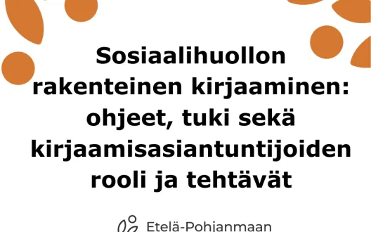 Soshuolto rakenteinen kirjaaminen