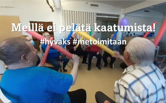Meillä ei pelätä kaatumista! #hyvaks #metoimitaan
