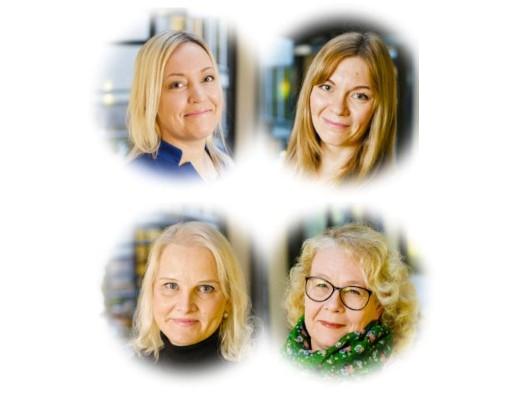 Sanna-Maria Salmi, Anne Sahrio, Sanna Pitkäranta, Tiina Turkia.