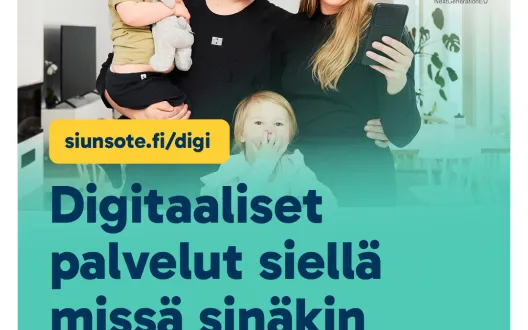 Digitaaliset palvelut siellä missä sinäkin