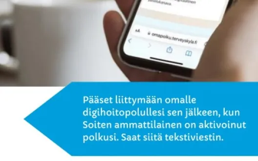 Omapolulla saat tietoa ja tukea sekä voit pitää yhteyttä ammattilaiseen.