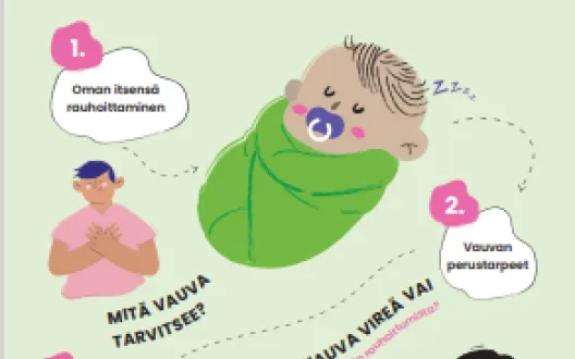 Vauvanrauhoittelu flyer 