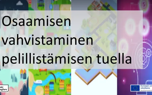 osaamisen vahvistaminen pelillistämisen tuella