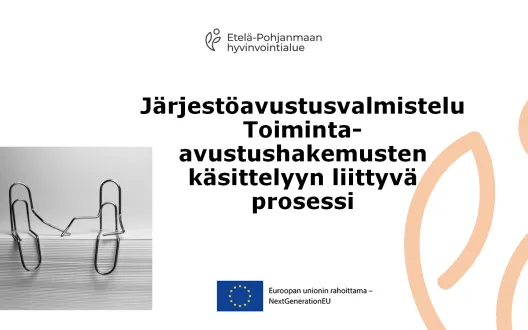 Otsakkeen lisäksi diassa on kuva kahdesta glemmarista vierekkäin. Kuva kuvasta yhteistyötä.
