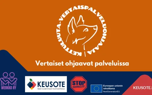 Kettuluuta vertaispalveluohjaaja. Vertaiset ohjaava palveluissa.