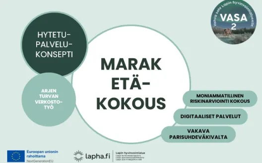 KANSIKUVASSA LUKEE MARAK ETÄKOKOUS