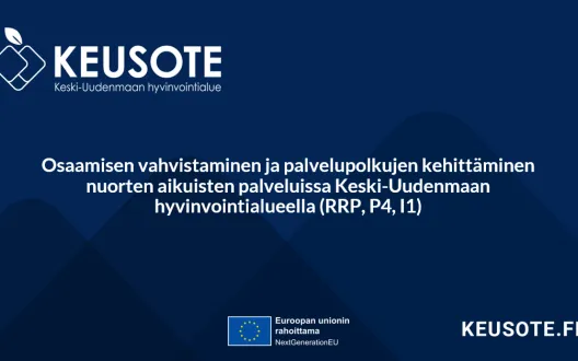 Osaamisen vahvistaminen ja palvelupolkujen kehittäminen nuorten aikuisten palveluissa Keski-Uudenmaan hyvinvointialueella 