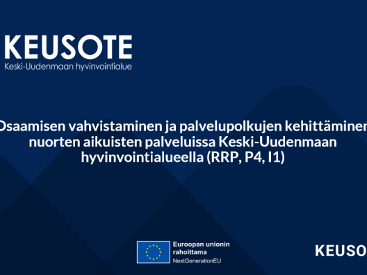 Osaamisen vahvistaminen ja palvelupolkujen kehittäminen nuorten aikuisten palveluissa Keski-Uudenmaan hyvinvointialueella 