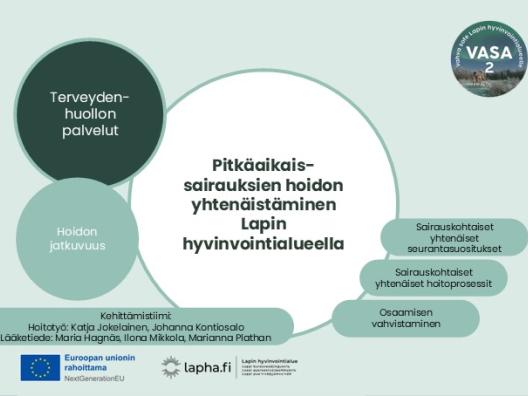 Pitkäaikaissairauksien hoidon yhtenäistäminen Lapin hyvinvointialueella
