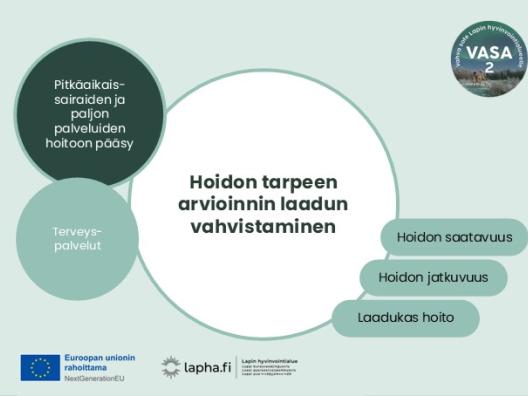 Hoidon tarpeen arvioinnin laadun vahvistaminen