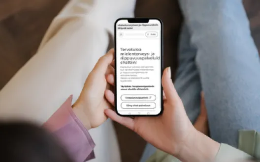 Mielenterveys- ja riippuvuuspalveluiden chat- ja etävastaanotto