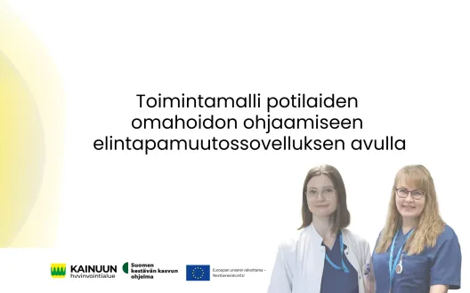 Omahoidon ohjaus sovelluksen avulla