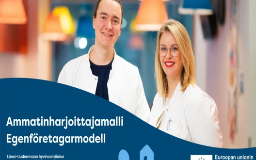 Länsi-Uudenmaan hyvinvointialueen ammatinharjoittajamalli, kansikuva