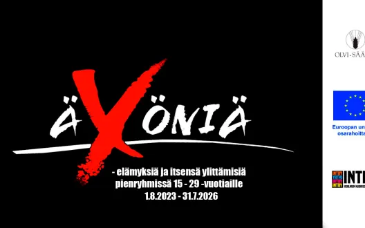 Äxöniä -hankkeen logo
