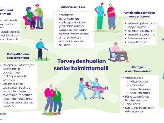 Terveydenhuollon senioritoimintamallin sisältö