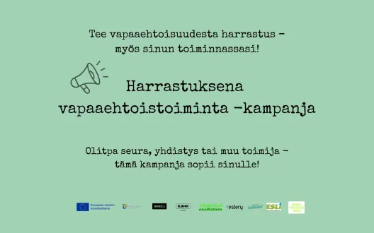 Harrastuksena vapaaehtoistoiminta -kampanja