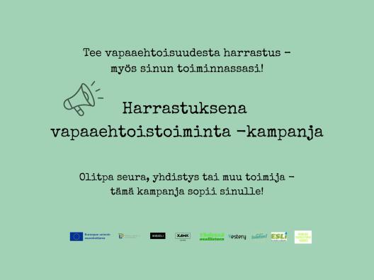 Harrastuksena vapaaehtoistoiminta -kampanja