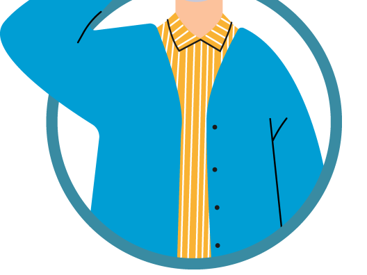 Ikääntynyt mies raapii päätään, mistä saisin apua hyvinvointiini?