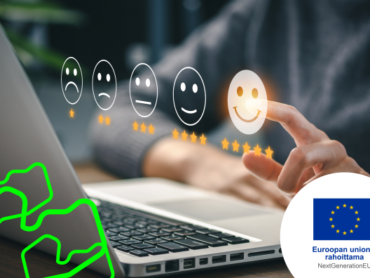 Asiakaspalaute ja hymiökuvat