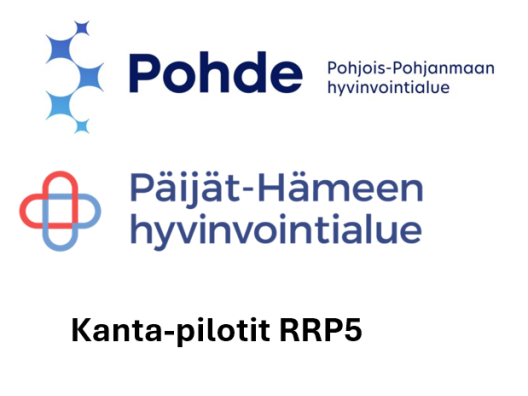 Kanta-pilotit RRP5 toteuttavat hyvinvointialueet: Pohjois-Pohjanmaa hva ja Päijät-Hämeen hva