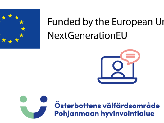 Pohjanmaan hyvinvointialueen ja Euroopan Unioinin logo