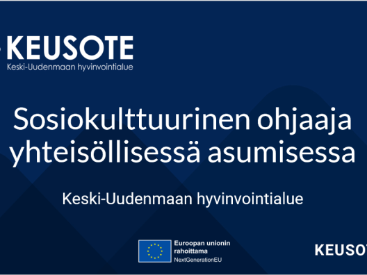 Sosiokulttuurinen ohjaaja yhteisöllisessä asumisessa