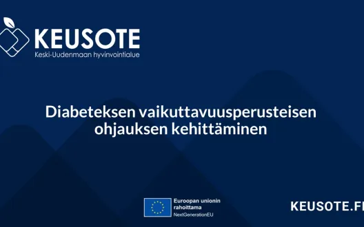 Diabeteksen vaikuttavuusperusteisen ohjauksen kehittäminen