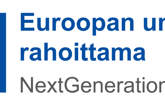 EU-lippu - Euroopan unionin rahoittama NextGenerationEU