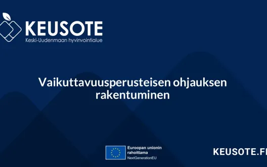 Vaikuttavuusperusteisen ohjauksen rakentuminen 