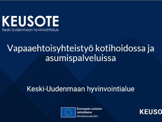 Vapaaehtoisyhteistyö kotihoidossa ja asumispalveluissa